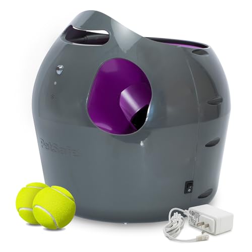 PetSafe Automatic Dog Ball Launcher, Interactive Automatic Ball Launcher for Dogs, Equipped with Motion Sensor, Adjustable Launch Distance, Safe for Indoor and Outdoor Play, Tennis Balls Included
