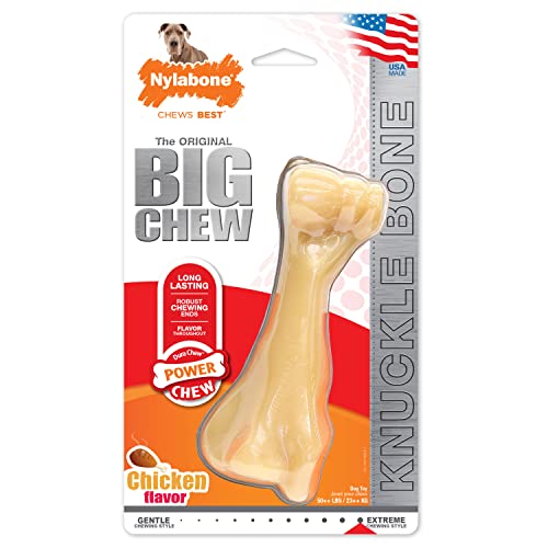 Nylabone Power Chew Knuckle Bone Big Dog Chew Toy Chicken XX-Large/Monster (1 Count)